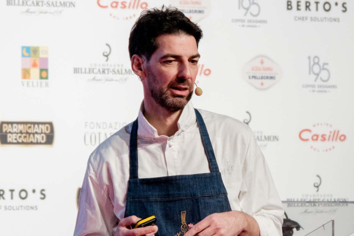 Suono N'Uovo: il nuovo piatto di Max Alajmo presentato a Identità Golose